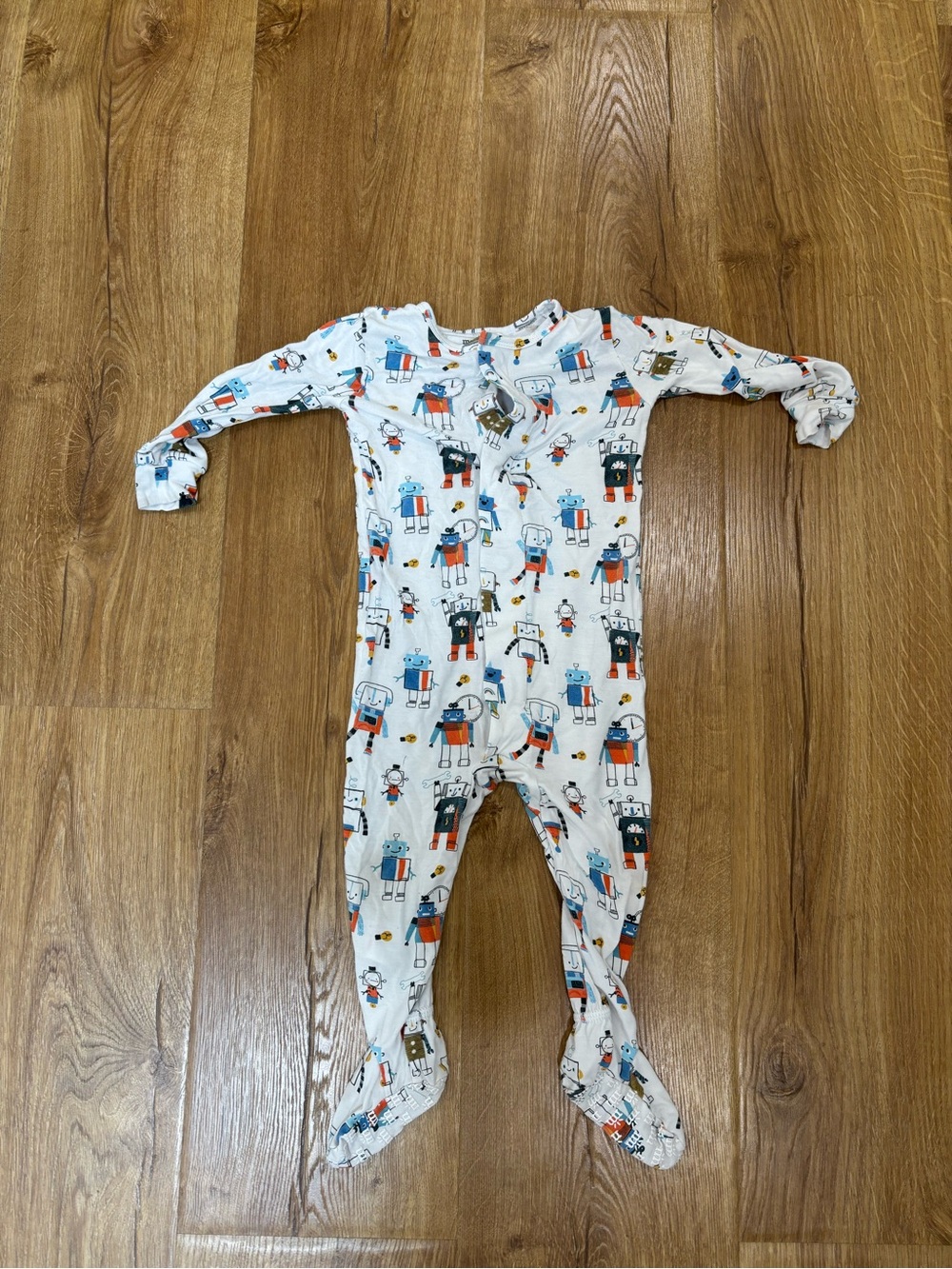 Magnetic Me Robot Bamboo Onesie